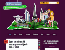 Tablet Screenshot of diariodeviagem.com